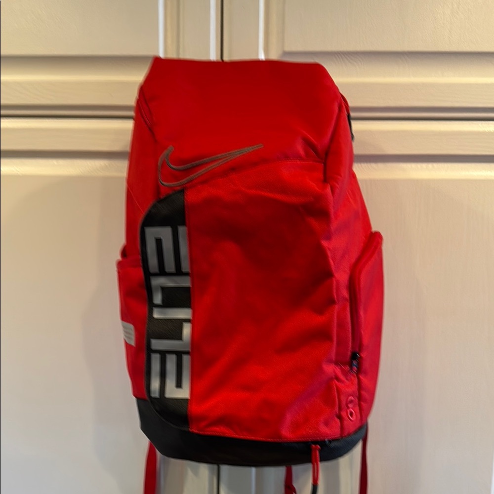 Nike Red and Black Elite Backpack